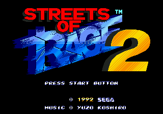 Streets Of Rage 2 - Mega Drive