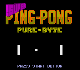 Super Ping-pong - Mega Drive