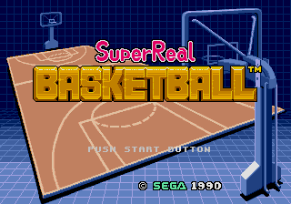 Super Real Basketball - Mega Drive