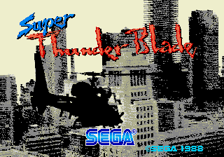 Super Thunder Blade - Mega Drive