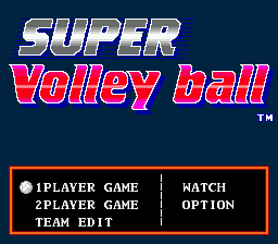 Super Volleyball - Mega Drive