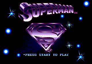 Superman - The Man Of Steel - Mega Drive