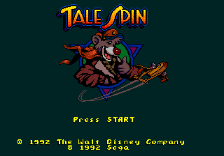 Talespin - Mega Drive