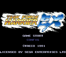 Task Force Harrier Ex - Mega Drive