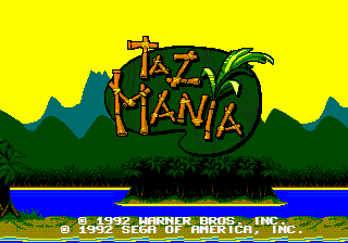 Taz-mania - Mega Drive