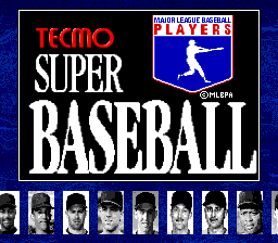 Tecmo Super Baseball - Mega Drive