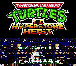 Teenage Mutant Ninja Turtles - The Hyperstone Heist - Mega Drive