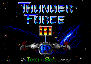 Thunder Force 3 - Mega Drive