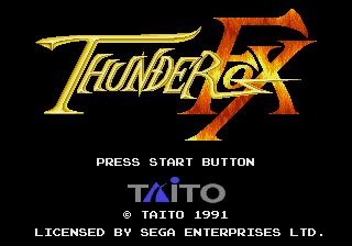 Thunder Fox - Mega Drive