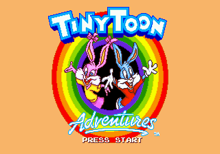 Tiny Toon Adventures - Buster's Hidden Treasure - Mega Drive