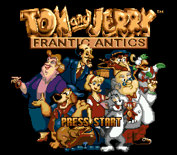 Tom And Jerry - Frantic Antics - Mega Drive