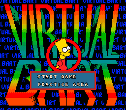 Virtual Bart - Mega Drive