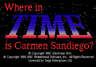 Where In Time Is Carmen Sandiego?