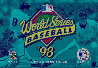 World Series Baseball 98