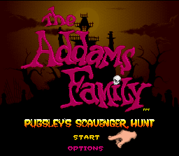 Addams Family - Pugsley's Scavenger Hunt, The
