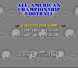 All-american Championship Football