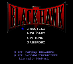 Blackhawk - Super Nintendo