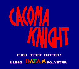 Cacoma Knight In Bizyland - Super Nintendo
