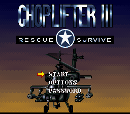 Choplifter 3 - Super Nintendo