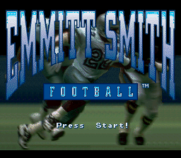 Emmitt Smith Football - Super Nintendo