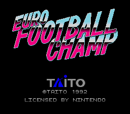 European Football Champ - Super Nintendo