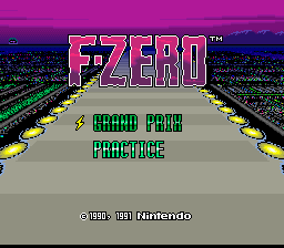 F-Zero - Super Nintendo