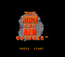 Hunt For Red October, The - Super Nintendo