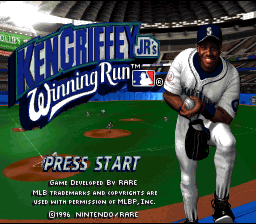 Ken Griffey Jr's Winning Run - Super Nintendo