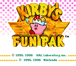 Kirby's Fun Pak - Super Nintendo