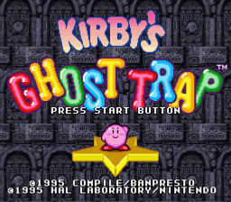 Kirby's Ghost Trap - Super Nintendo