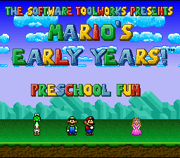 Mario's Early Years - Preschool Fun