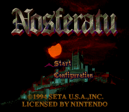 Nosferatu - Super Nintendo
