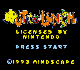 Out To Lunch - Super Nintendo
