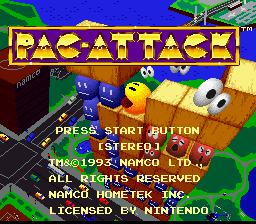 Pac-attack - Super Nintendo