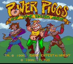 Power Piggs Of The Dark Age - Super Nintendo