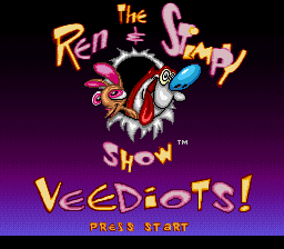 Ren And Stimpy Show - Veediots, The - Super Nintendo