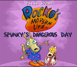 Rocko's Modern Life - Spunky's Dangerous Day - Super Nintendo