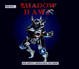 Shadowhawk - Super Nintendo