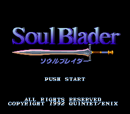 Soul Blazer - Super Nintendo