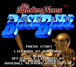 Sporting News Baseball, The - Super Nintendo