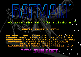 Batman - Revenge Of The Joker