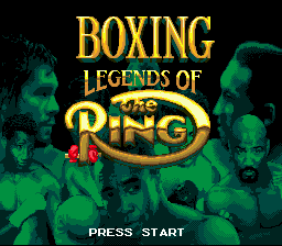 Boxing Legends Of The Ring