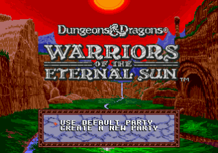 Dungeons And Dragons - Warriors Of The Eternal Sun