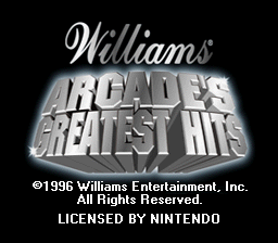 Williams Arcade's Greatest Hits
