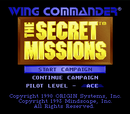 Wing Commander - The Secret Missions